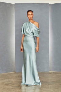P359S - Draped Bodice Gown