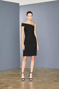 LW156 - Asymmetrical Sheath Dress