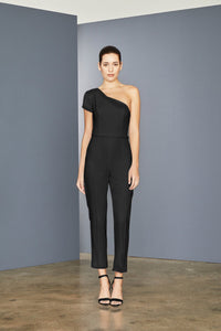 LW157 - Crepe Tailored Jumpsuit