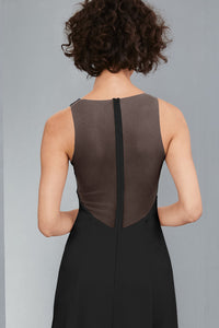 LW135 - Crepe Flared Dress
