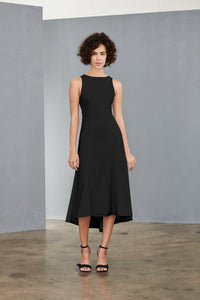 LW135 - Crepe Flared Dress